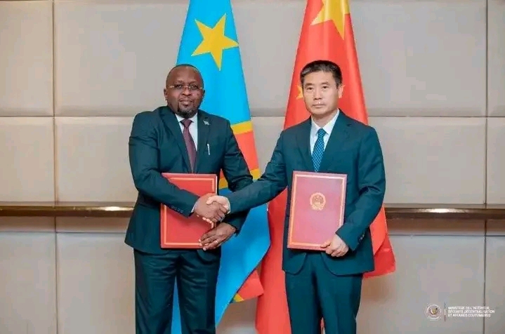 RDC-Chine : signature à Pékin d’un accord de coopération sécuritaire entre Kinshasa et Pék ...