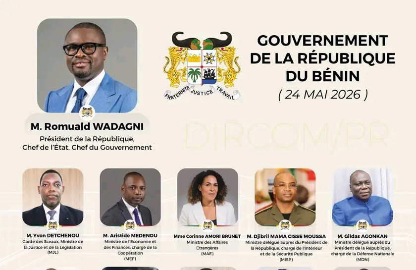 Bénin : publication du nouveau gouvernement après l’investiture du chef de l'État
