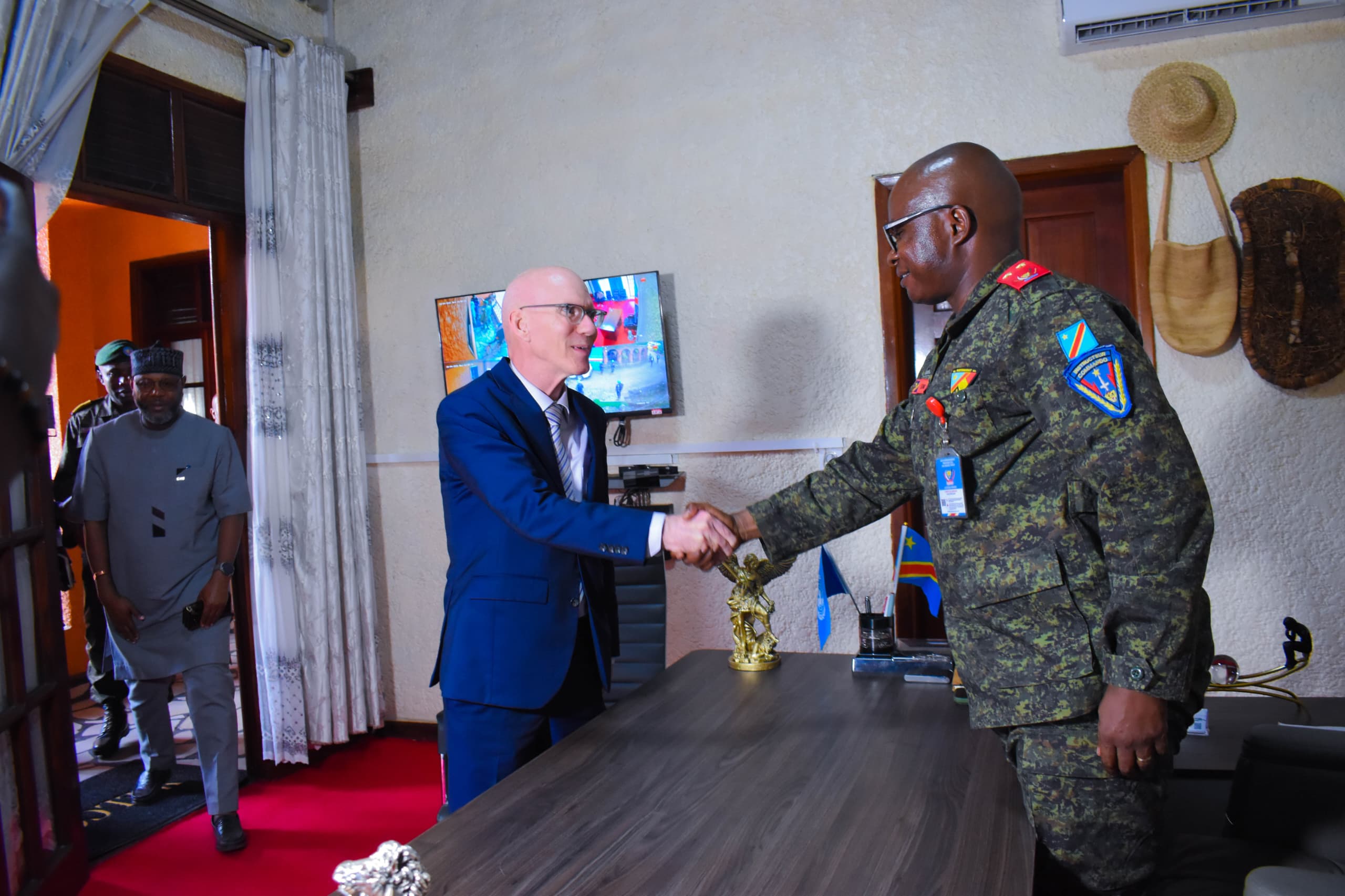 RDC : James Swan est arrivé à Beni pour sa première tournée au Nord-Kivu