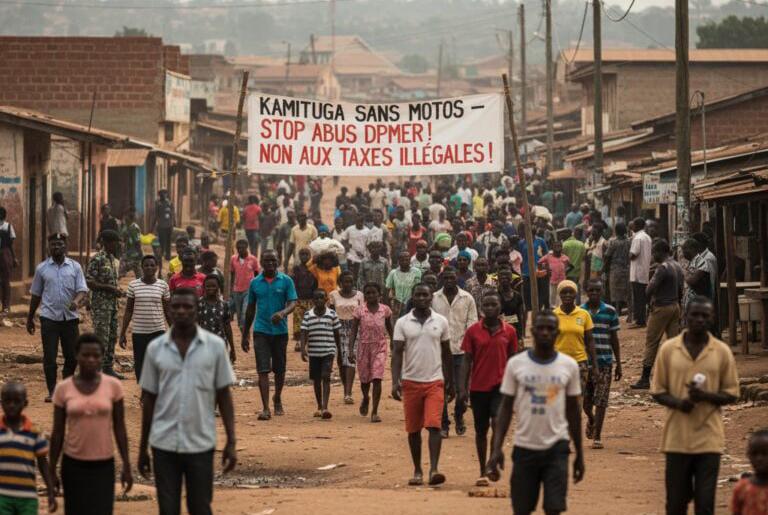 RDC: les motos à l’arrêt pour le deuxième jour à Kamituga sur fond de contestation des con ...