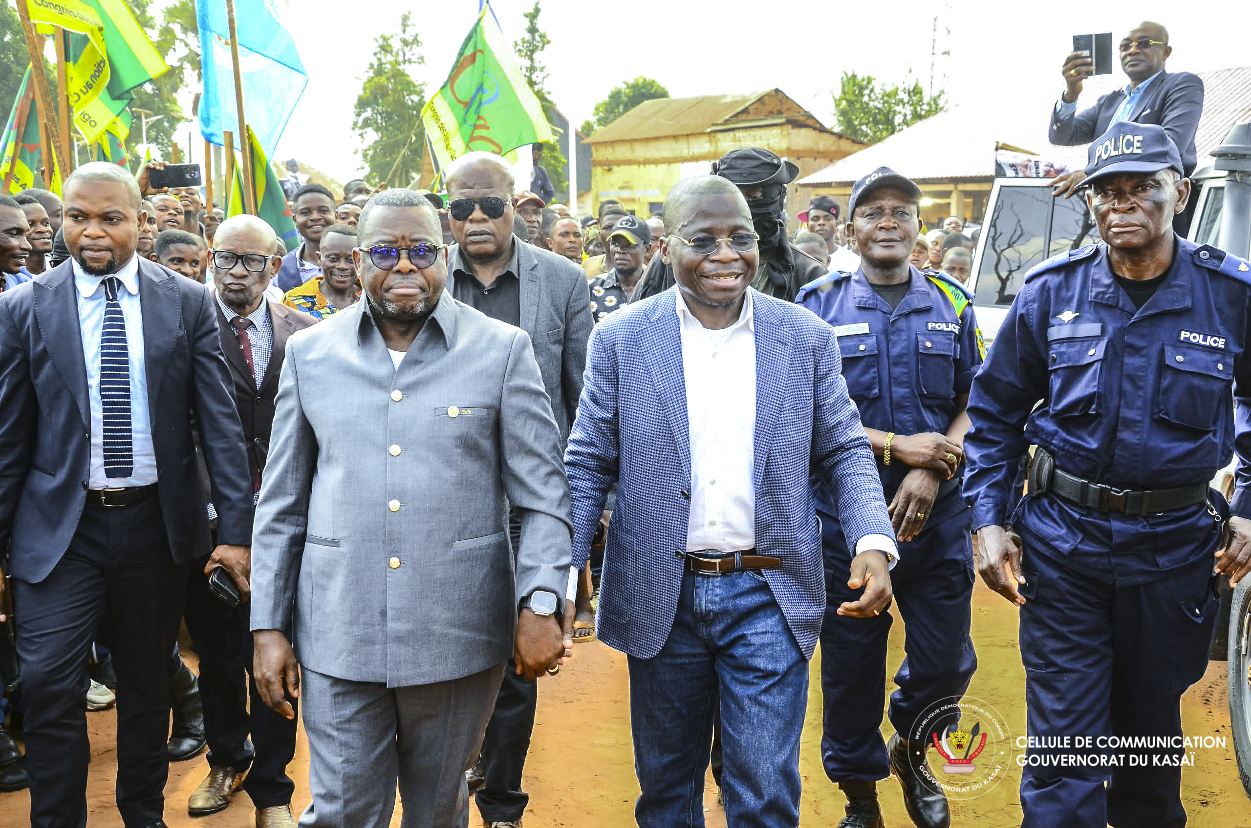 RDC : le ministre Jean-Pierre Tshimanga Buana est arrivé à Tshikapa pour lancer la campagn ...