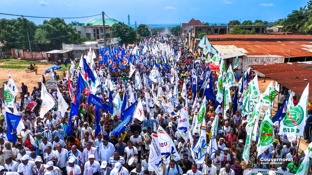 RDC : l’UDPS/Tshisekedi dans la rue à Mbuji-Mayi pour soutenir les institutions de la Répu ...