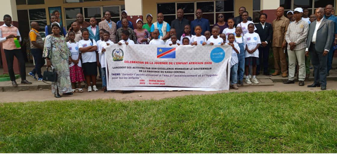 RDC : commémoration de la Journée de l’enfant africain 2026 à Kananga