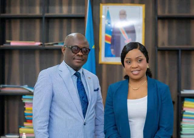 RDC : la députée Grâce Neema plaide auprès du vice-ministre Théodore Kazadi pour la prise ...