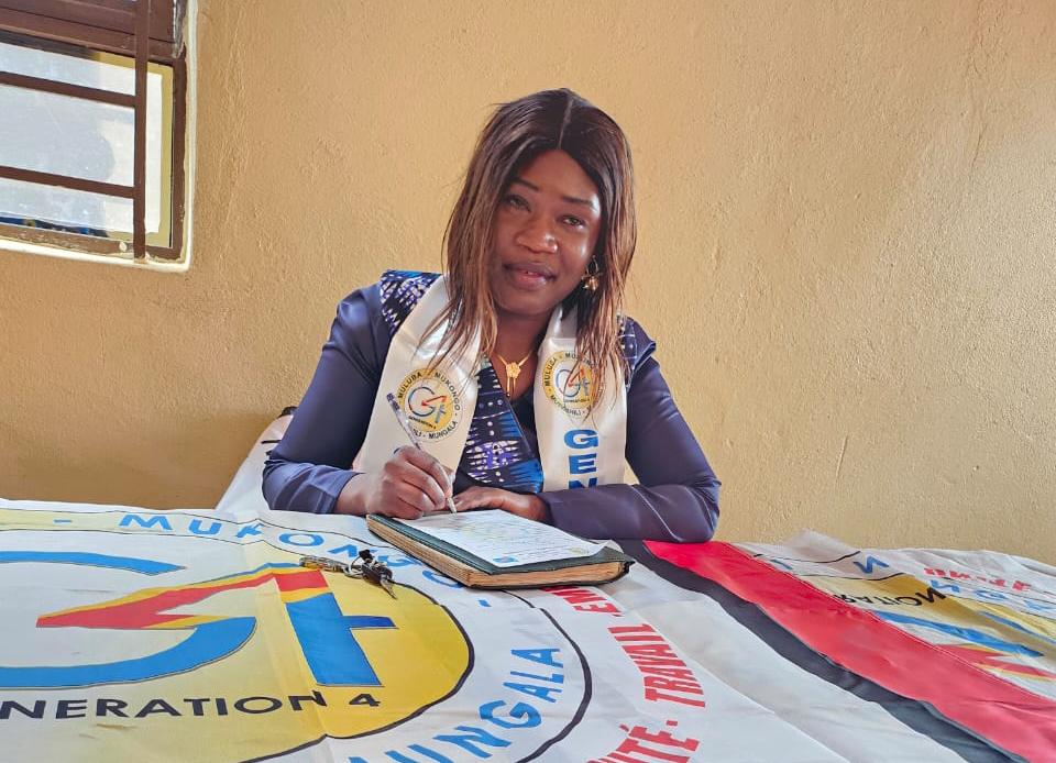 RDC : Christelle Sunga une figure sociale rejoint la G4 de Gaston Mfumu