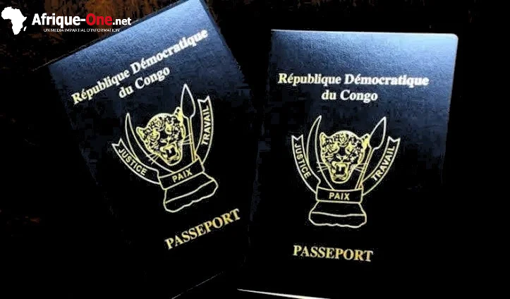 RDC : nouveau passeport coûte désormais 75 USD, le délai de délivrance fixé à 15 jours