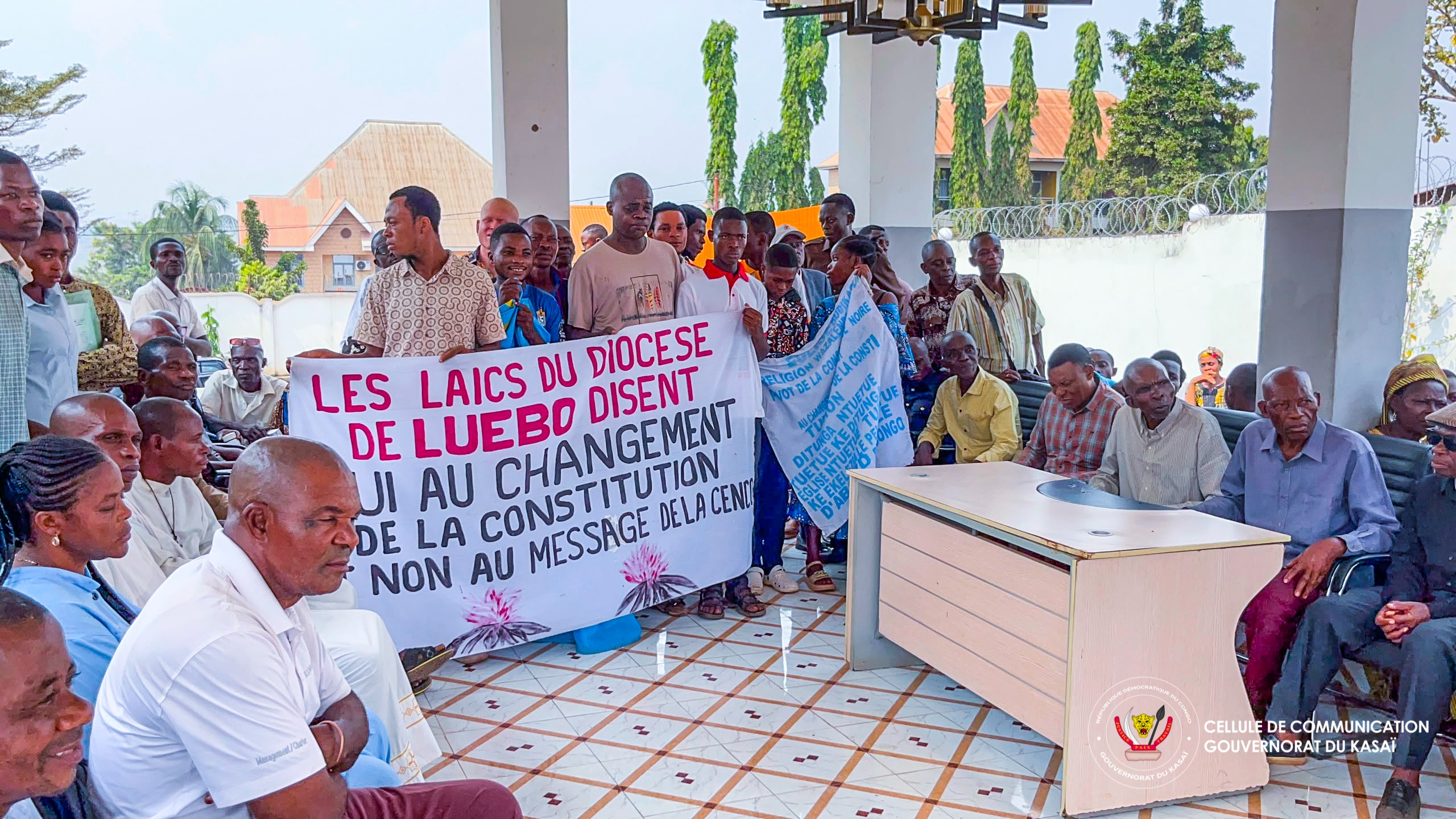RDC : Devant le Gouverneur du kasaï, les laïcs du diocèse de Luebo disent « oui » au chang ...